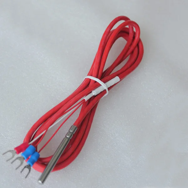 Perfect design silicon cable pt100 pt1000 temperature sensor