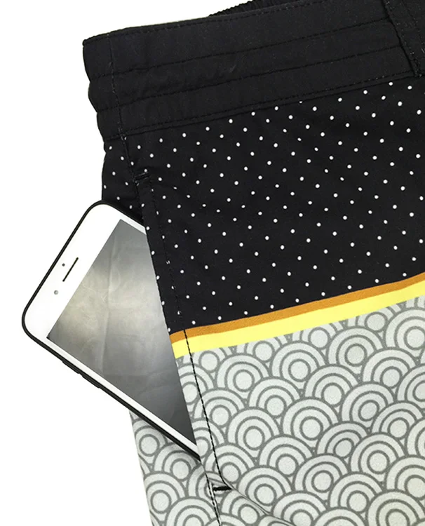Quick dry breathable sublimation printing custom boardshorts with pocket