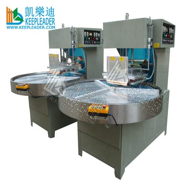 PET PVC Blister Pack Sealing Machine for Clamshell Blister Pack High Frequency Sealing of Auto Turntable Blister Pack HF Sealing