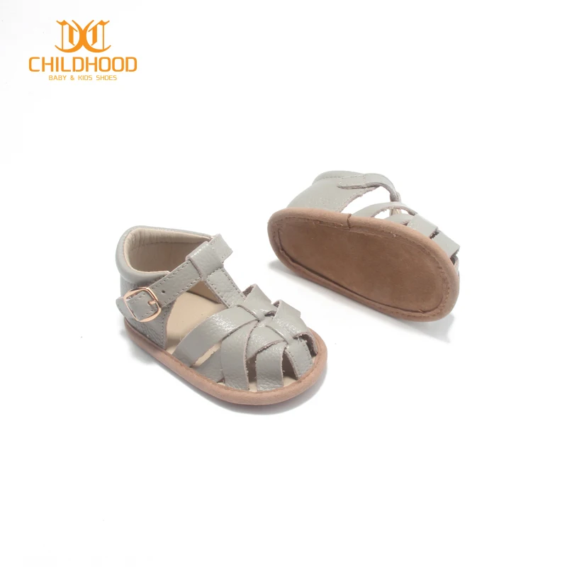 Custom Made Genuine Leather Baby Boy Soft Sandals