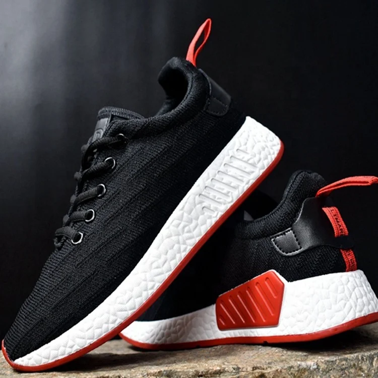 Brand small order custom durable white casual sport shoes for men