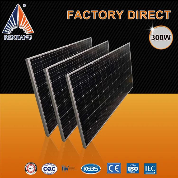 High rise building roof usage 300w 300 watt solar panel price bangladesh/philippines pv monocrystalline solar panel 300w