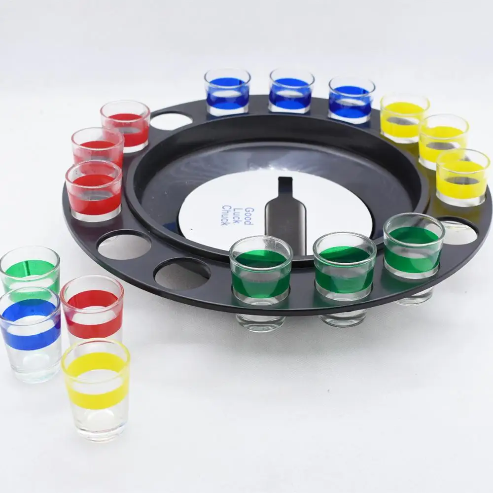 Рулетка wheels16 cup shot glass казино, рулетка, колесо, питьевая игра, машина для удачи