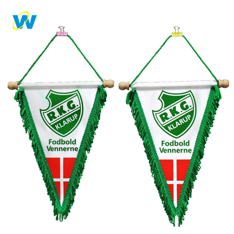 Печатные на заказ треугольные кимперы флаги школьные