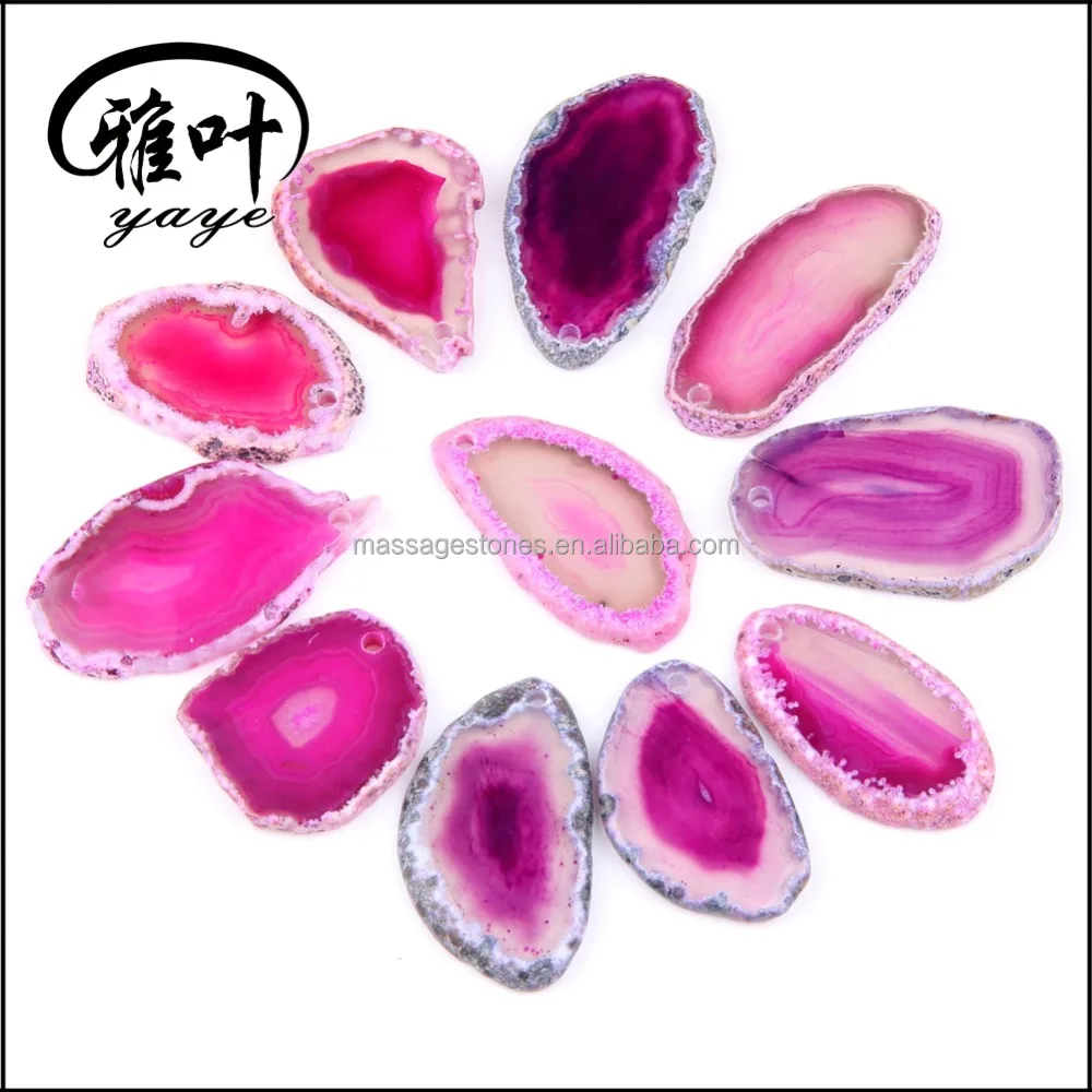 Wholesale Natural Agate Slice with Geode Colorful Polished Agate Slices Wholesale