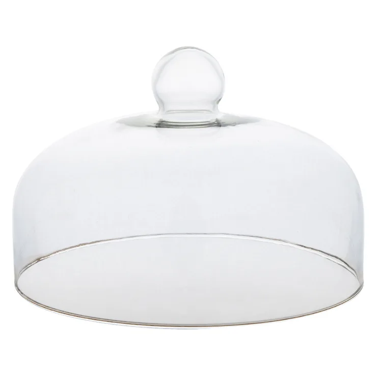 Wholesale Handblown Lead-free Crystal Glass Cake Dome Cover