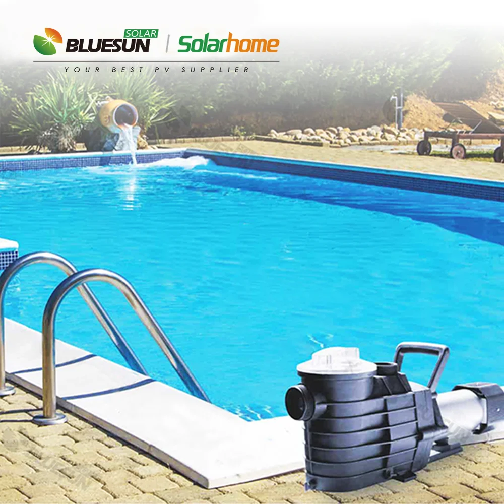 High pressure three phase submersible solar water pump with panel ground mounting