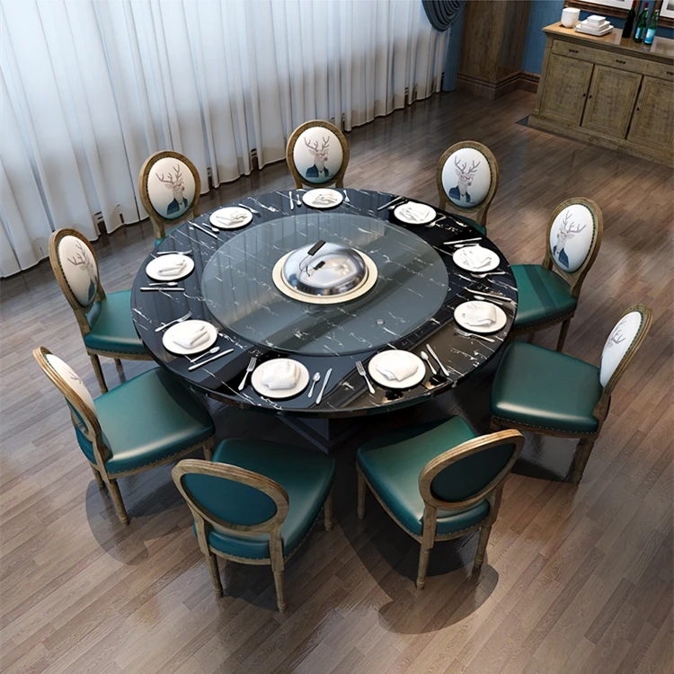 
Commercial electromagnetic restaurant hot pot table 