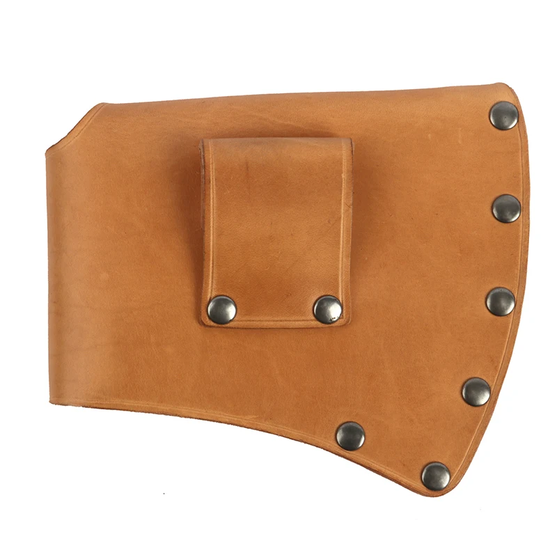 
Thick leather axe head cover woodworker axe sheath 