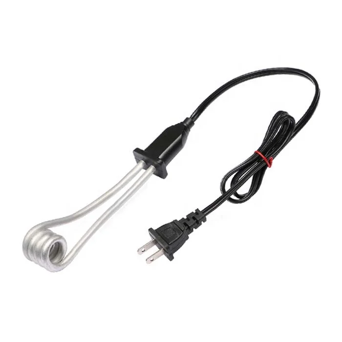 Electric immersion coffee cup warmer with rod immersion water heater