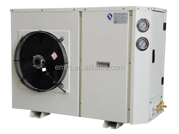 EMTH condensing unit to match copper tube and fins evaporator for cold room