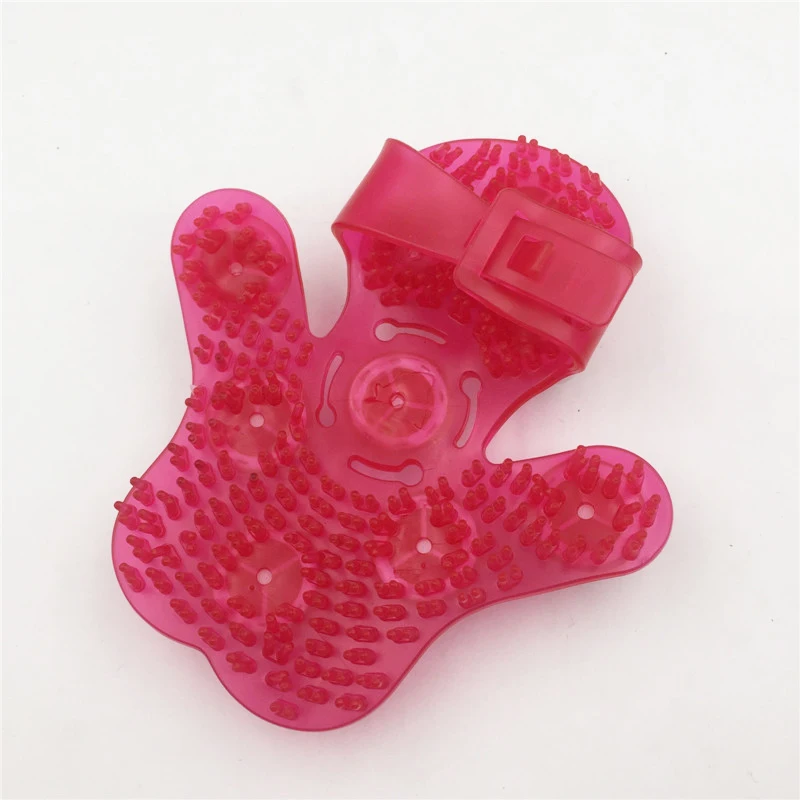 Plastic massager qlove full body massage gloves