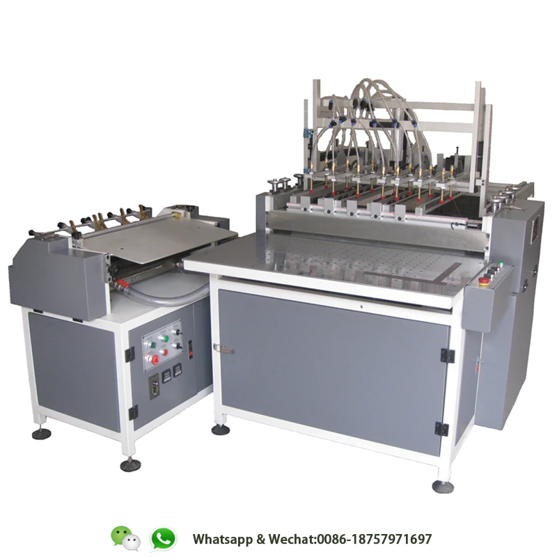 HL-M500A Semi-Automatic hard cover book making machine/book cover maker/hardcover book case maker