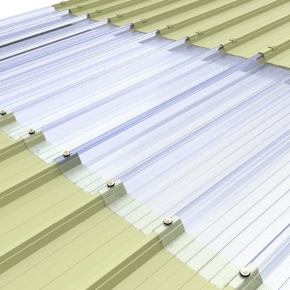 10 year warranty Multiwall polycarbonate corrugated sheet for roofing and skylight, 100% water proofed