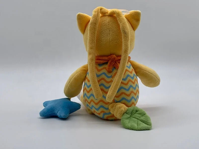 Soft Cat Stuffed Animals Music Toys For Infants Plush Musical Hanging Toy