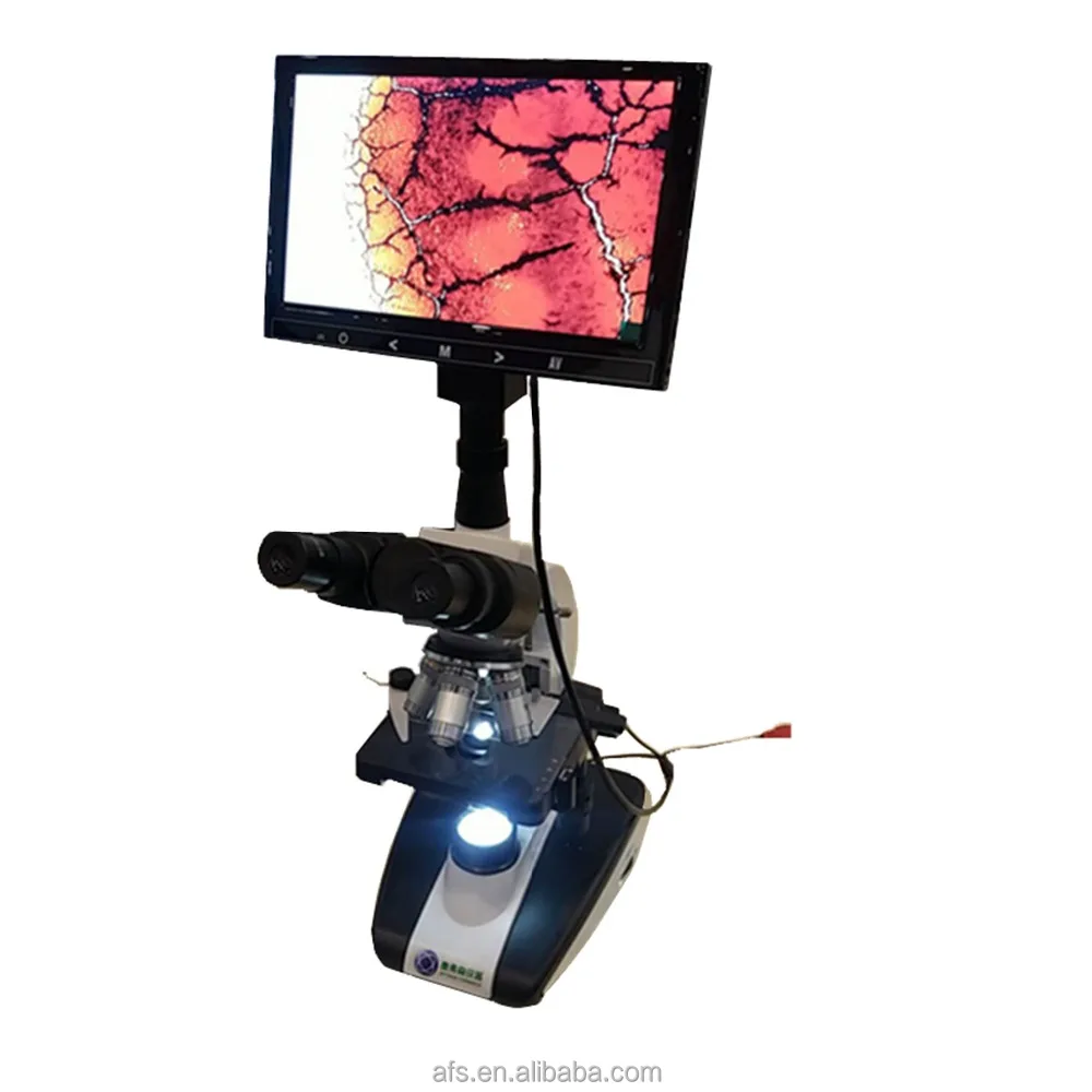 C108-THD7 Trinocular digital microscope with lcd screen