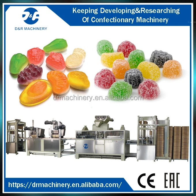 Жевательные конфеты машин с 12 месяцев wrranty, профессиональные автоматические желе конфеты производственной линии