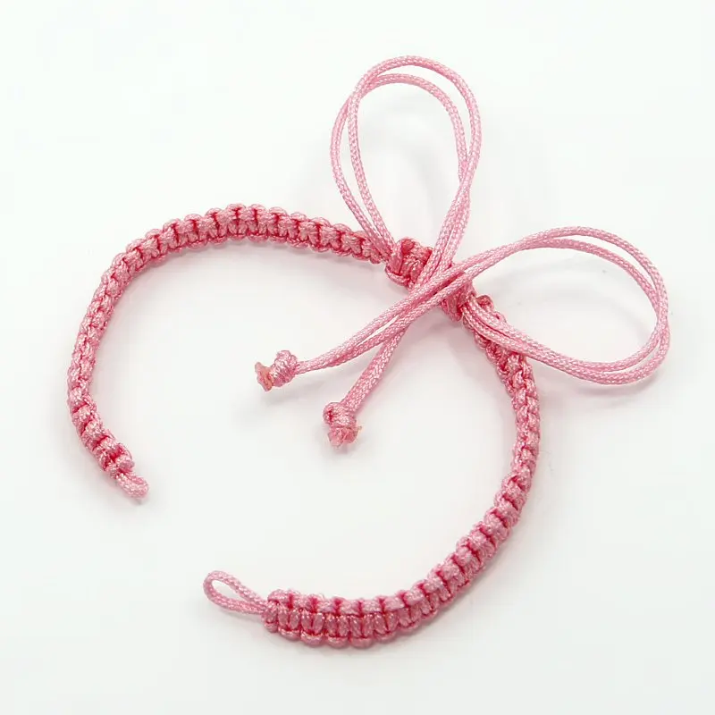 PandaHall 50 Strands Braided Nylon Cord Jewelry Bracelet Making