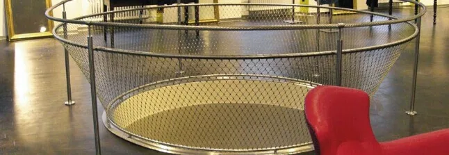 Нержавеющей стальной трос сетка для зоопарка корпус