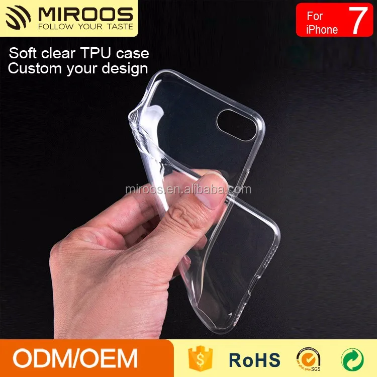 Ясно Мягкий ТПУ Мобильный Телефон Обложка Глянцевая Чехол для iPhone 7 Хорошая Цена