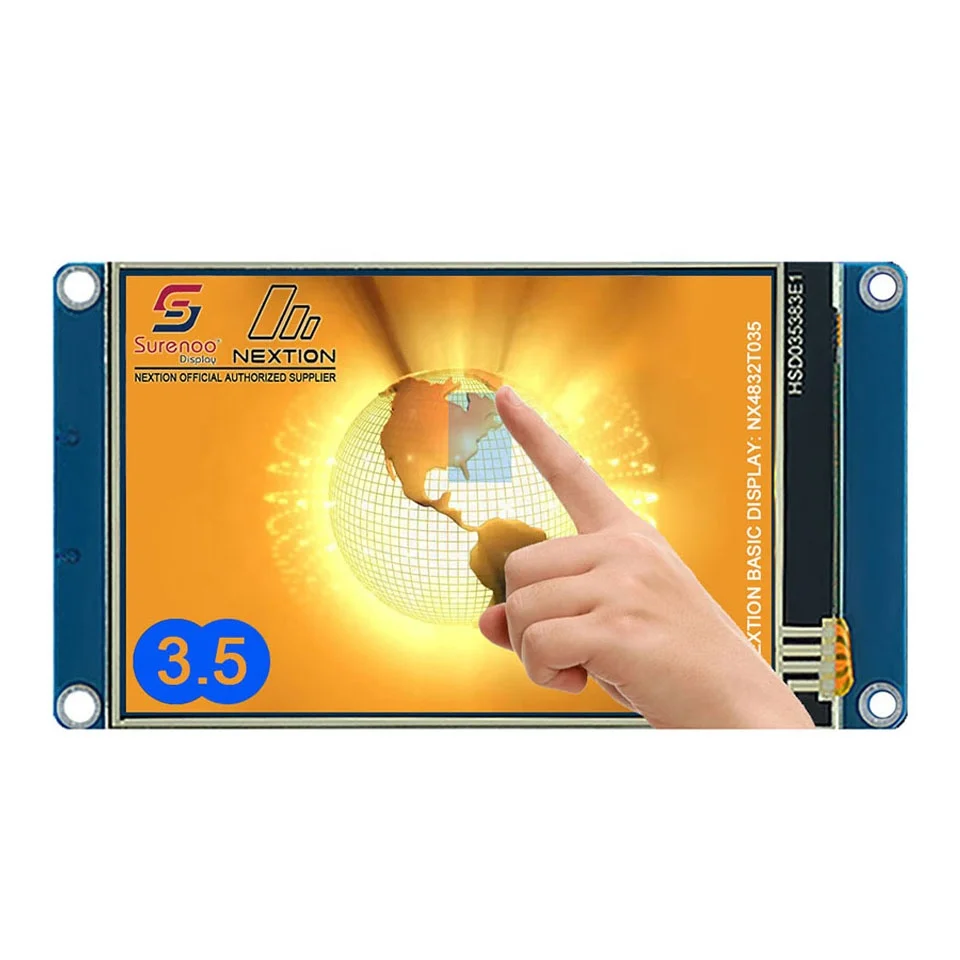 Базовый серийный жк-модуль Nextion NX4832T035 3,5*480 с жк-дисплеем LCM и резистивной сенсорной панелью для Arduino RPI, 320 дюйма
