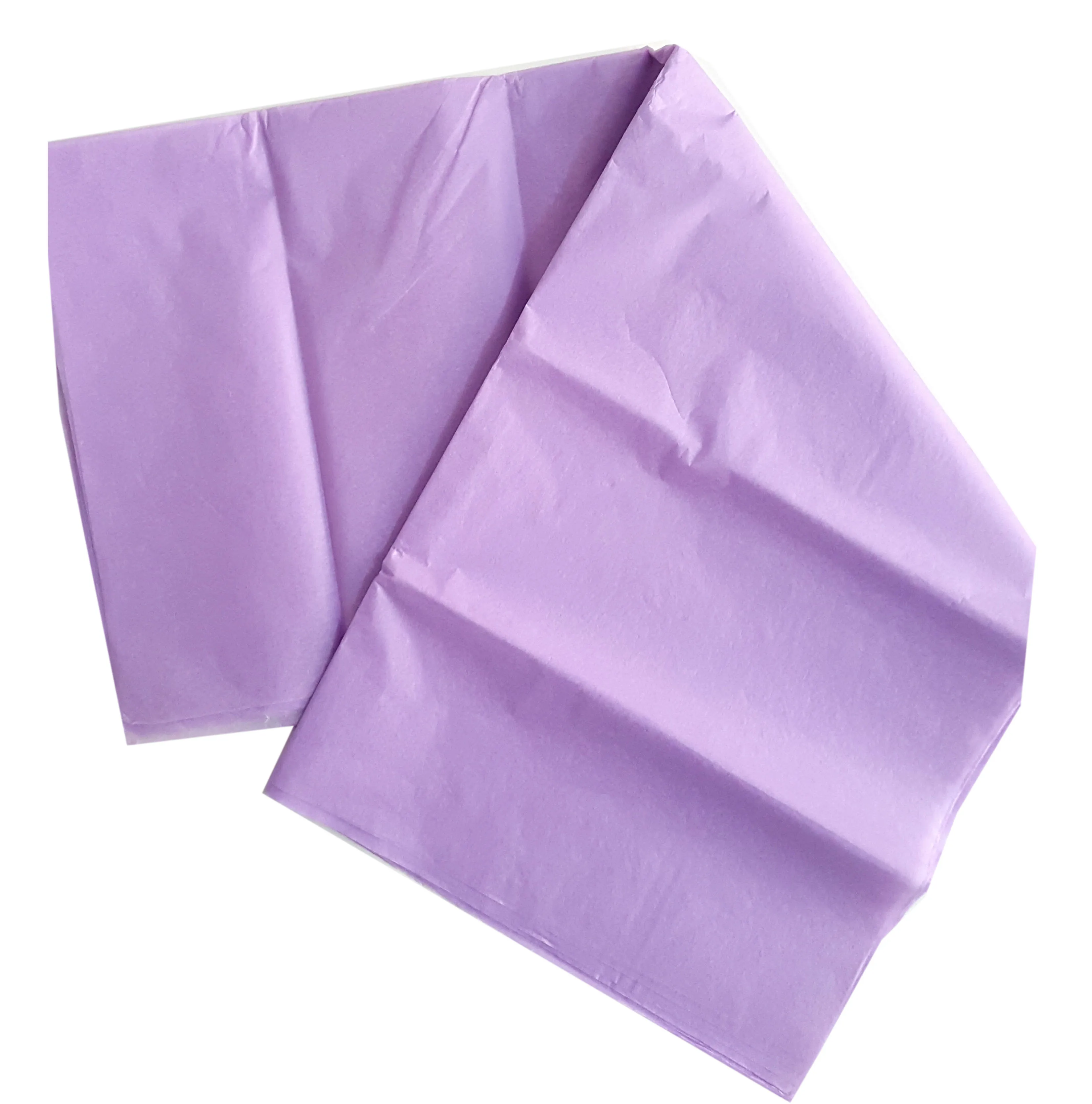
purple color recycle tissue paper 
