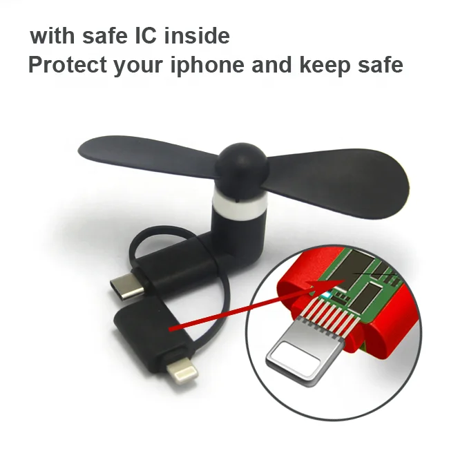 Wholesale Mini Portable Promotional Hand Cell Phone Fan