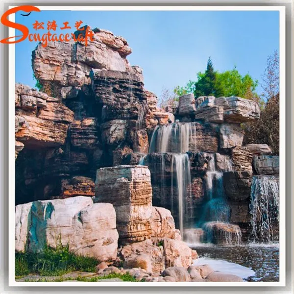 2022 new product garden home stone water fountain for sale large artificial stone water fountain waterfall outdoor
