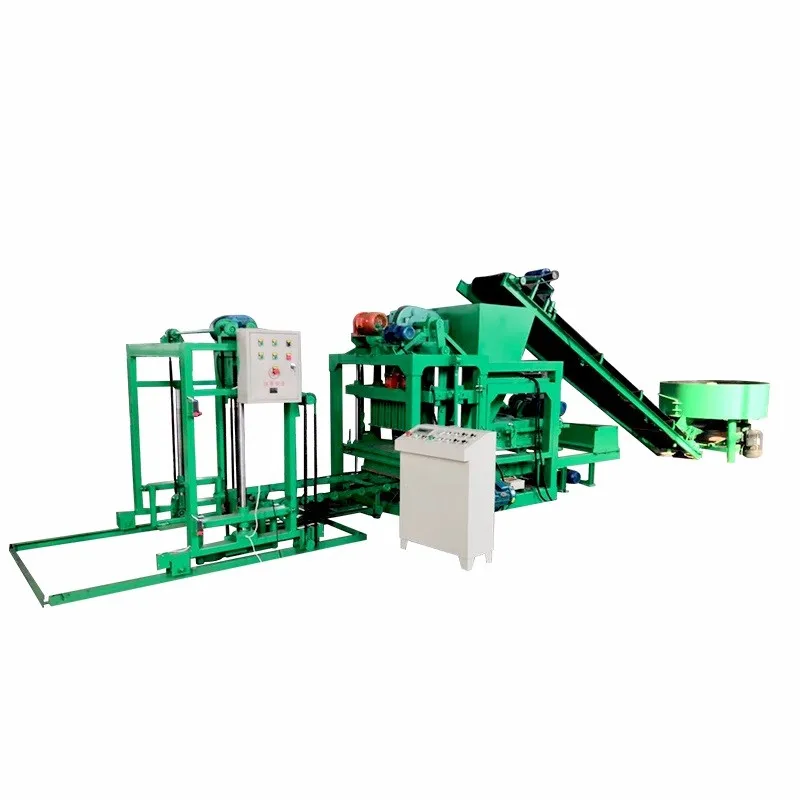 Taiwan design pdf soild cement concrete block making machine price list in nigeria QT4-25