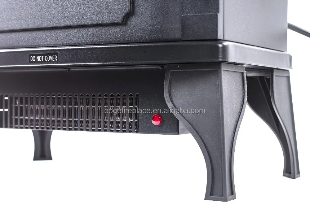 Freestanding electric fireplace stove with wood burning,120v electric stove indoor