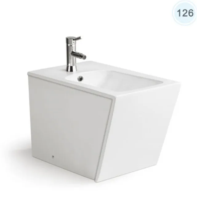 floor standing ceramic bidet for woman washing