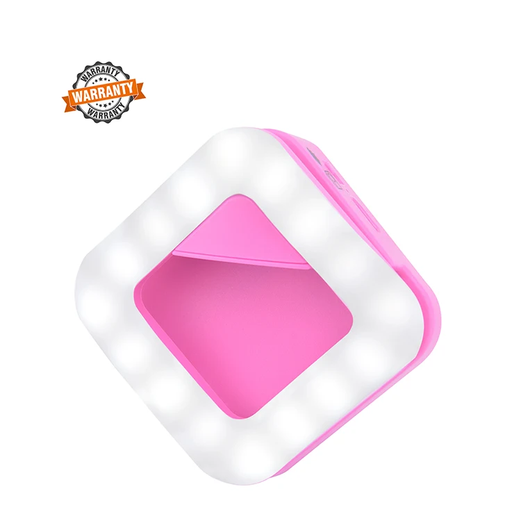 Светодио дный селфи свет клип на портативный Selfie кольцо с 9-регулируемый уровень яркости 32 светодио