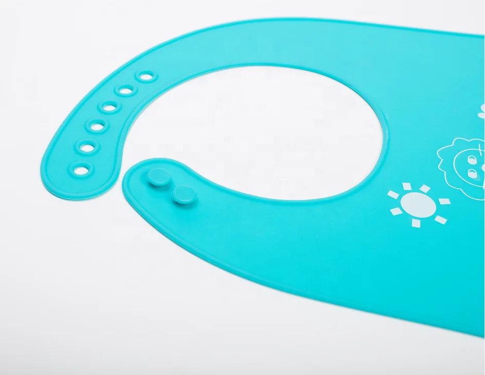 
Cute Kid Infant Bibs Baby Soft Silicone Bib Waterproof Saliva Dripping Bibs 