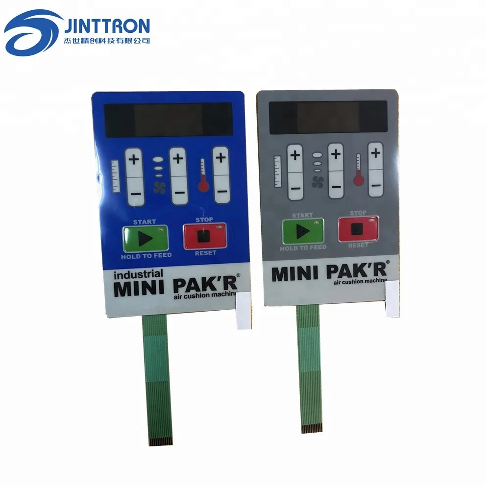 Waterproof push button metal dome membrane switch used for air cushion machine panel