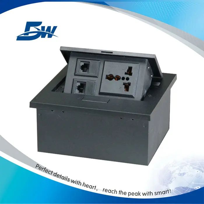 audiovisual system meeting table 3 pin socket ethernet ports