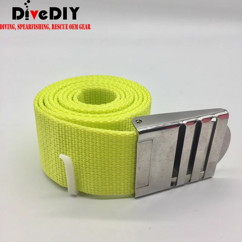 Nylon webbing diving weight belt with stainless steel buckle