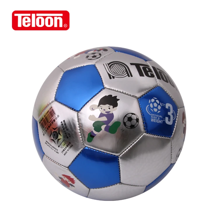 Teloon high quality 3# Children PVC Soccer balls/football with new design