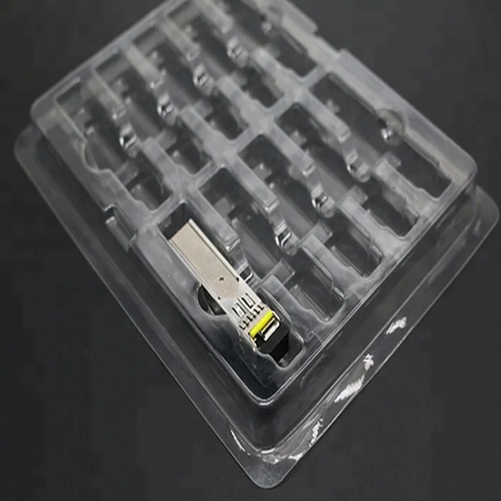 Vacuum Forming Plastic Blister Electronic Component Packaging Tray