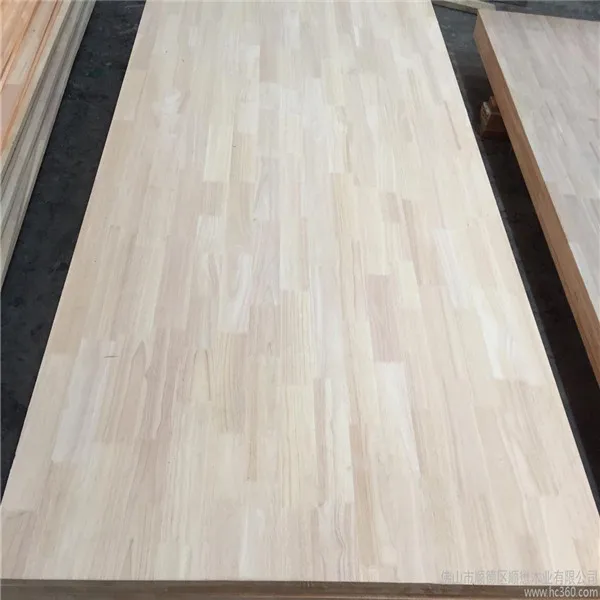 Gaotong grade AA Thailand rubber / teak wood finger joint lamination board for wooden door and furniture