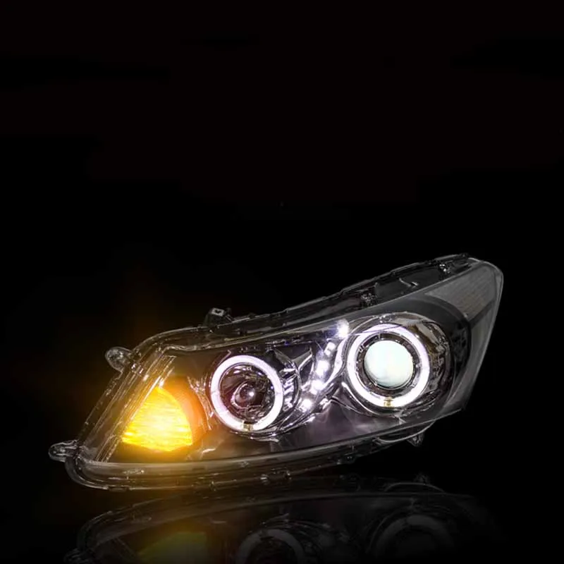 YZX Car Headlight Head Lamp LED Daytime Running Light for Honda Accord 08-13 LED DRL Bi-Xenon HID Modification kit