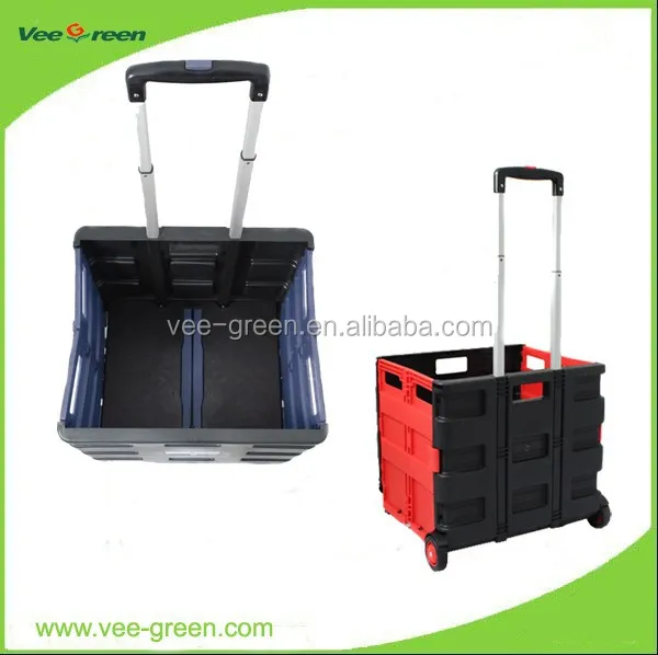 Plastic Pack&Roll Cart with Lid