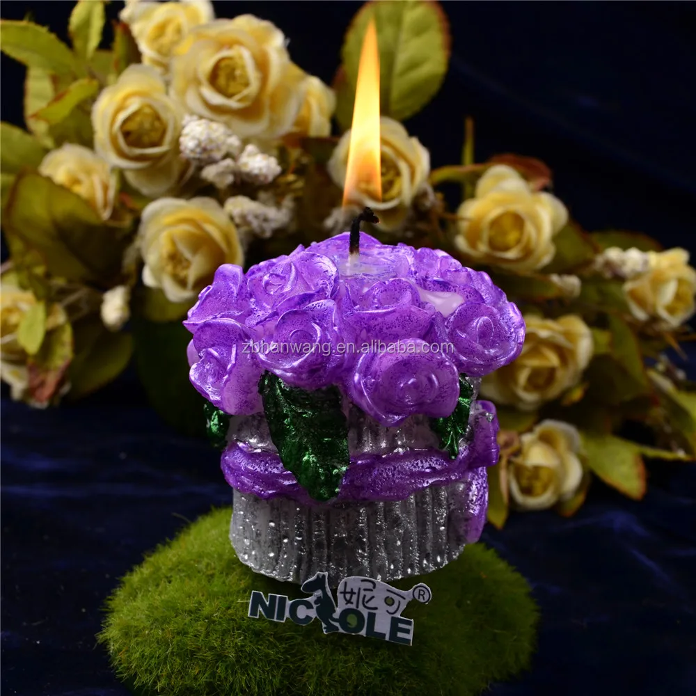 LZ0004 FOB zibo distinctive silicone 3D candle forms molds