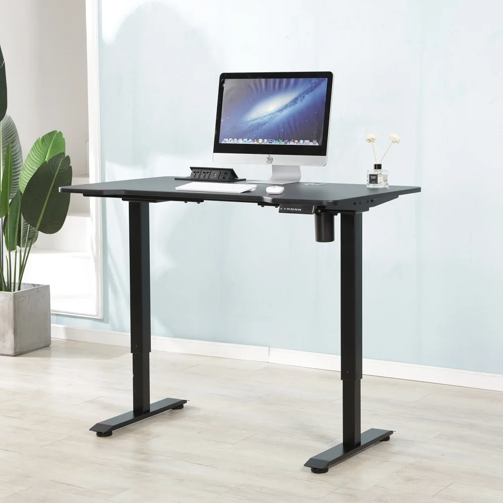 Germany Intelligent Electric Height Adjustable Standing Desk Two Segments Lifting Column