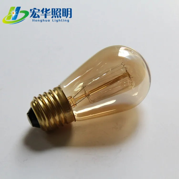 St45 25W 220V vintage tungsten retro Edison style filament lighting bulb