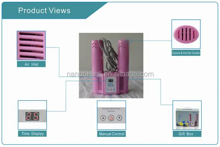 
Useful ozone shoe sterilizer/ozone shoe dryer for shoes, boots, sneakers 