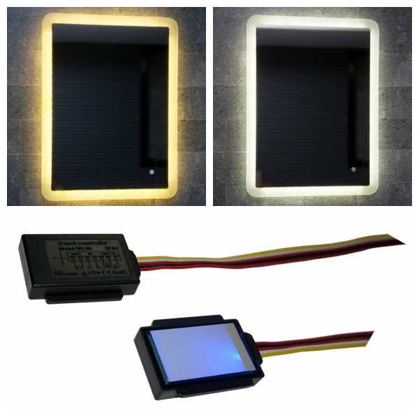 Умный сенсорный датчик переключатель управления для зеркало заднего вида с изменением цвета диммер противотуманные WS08D1-S