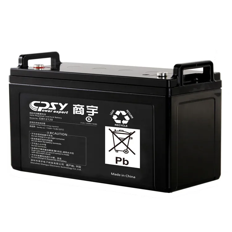 VRLA AGM UPS  battery 12v 120ah deep cycle volta solar recycle batteries