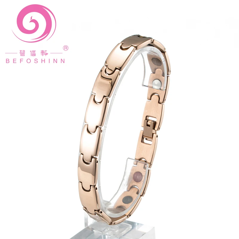 
2020 Fashion Couple Fashion Titanium Germanium Bracelet Fashion Magnetic Bracelet Girls and Boys Marriage Gifts  (60835250010)