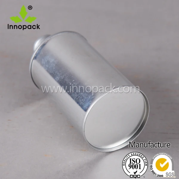 250ml/500ml/1L empty aerosol can metal oil can silver round empty metal cans