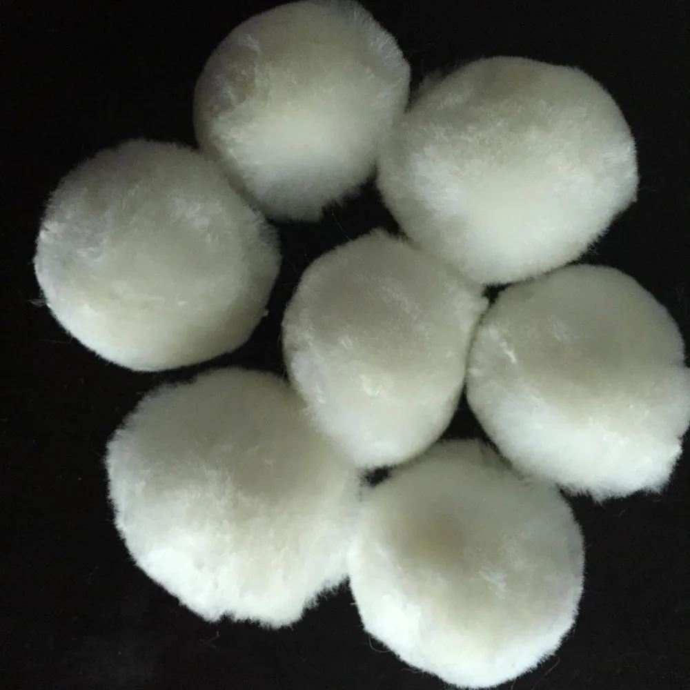 1000g carton packing  white color filter balls for fish tank